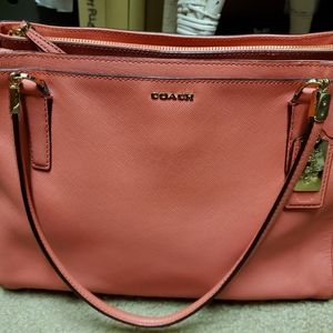 Pre Loved Coach Purse Coral